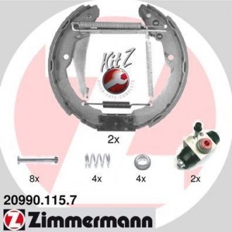 Колодки дискового тормоза ZIMMERMANN 20990.115.7 (фото 1)