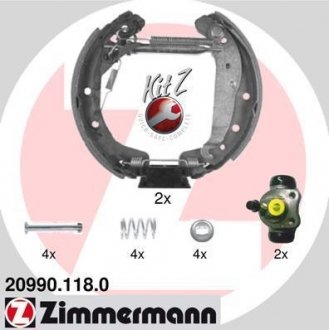 Гальмівні колодки (набір) ZIMMERMANN 20990.118.0