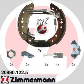 Колодки дискового тормоза ZIMMERMANN 20990.122.5 (фото 1)