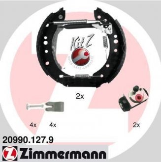 Комлект тормозных накладок ZIMMERMANN 20990.127.9 (фото 1)