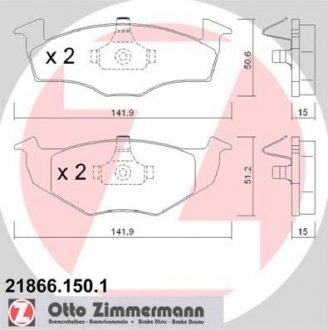 Автозапчасть ZIMMERMANN 21866.150.1