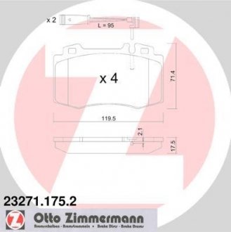 Автозапчастина ZIMMERMANN 23271.175.2