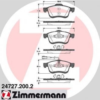 Автозапчастина ZIMMERMANN 24727.200.2