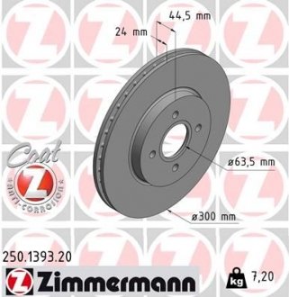 Автозапчастина ZIMMERMANN 250.1393.20