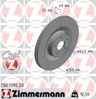 Автозапчастина ZIMMERMANN 250.1395.20