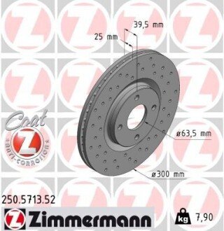 Автозапчастина ZIMMERMANN 250.5713.52