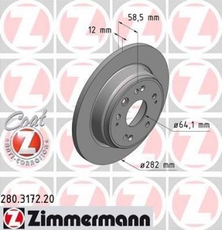 Автозапчастина ZIMMERMANN 280317220