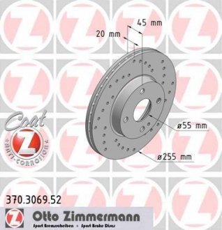 Автозапчастина ZIMMERMANN 370.3069.52