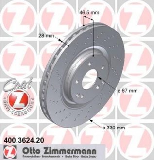 Автозапчасть ZIMMERMANN 400.3624.20