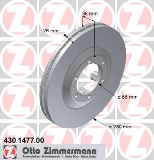 Автозапчастина ZIMMERMANN 430.1477.00 (фото 1)