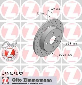 Автозапчасть ZIMMERMANN 430.1484.52