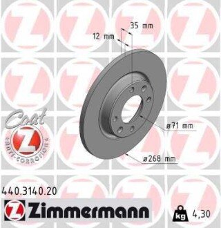 Автозапчастина ZIMMERMANN 440.3140.20