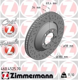 Автозапчастина ZIMMERMANN 460.4525.70