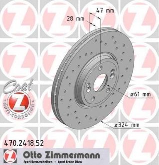 Автозапчасть ZIMMERMANN 470.2418.52 (фото 1)