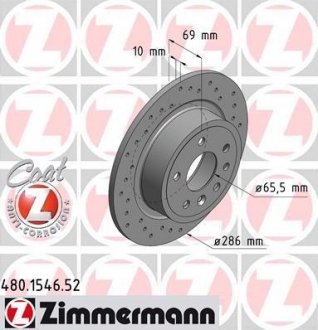 Автозапчасть ZIMMERMANN 480154652