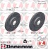 TARCZA HAM./PRZ/ SUZUKI SWIFT 05- ZIMMERMANN 540249153 (фото 1)