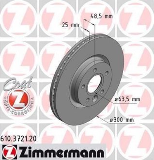 Автозапчасть ZIMMERMANN 610372120