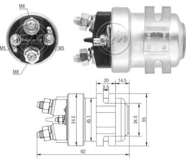 Допоміжне реле стартера ZM ZM1403