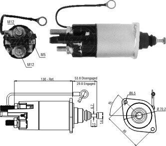 Втягуюче реле стартера ZM ZM1841