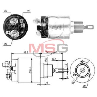 Втягуюче реле стартера ZM ZM 2674