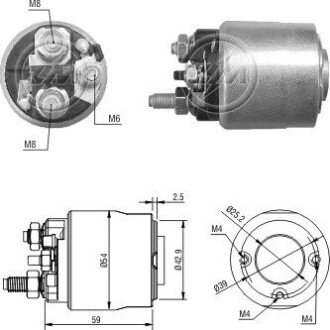 Втягуюче реле стартера ZM ZM3495