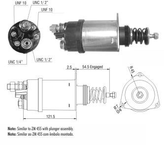 Втягуюче реле стартера ZM ZM 355