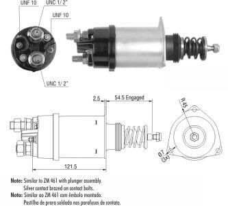 Втягуюче реле стартера ZM ZM361