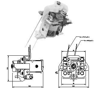 Реле втягивающего стартера ZM ZM3903