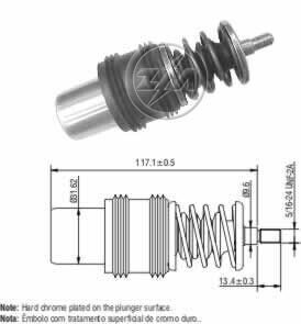 Плунжер втягуючого реле ZM ZM45094