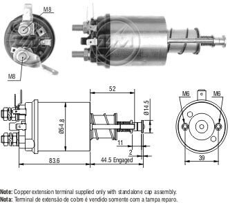 Втягуюче реле стартера ZM ZM 612