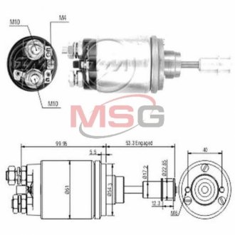 Втягуюче реле стартера ZM ZM643