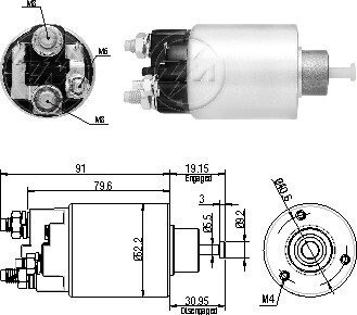 Втягуюче реле стартера ZM ZM7860