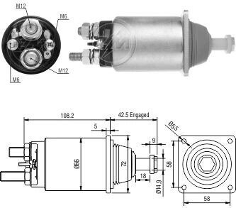 Реле, що втягує ZM ZM834