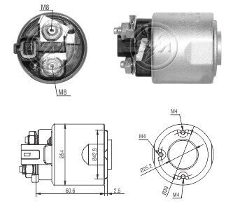 Втягуюче реле стартера ZM ZM8492