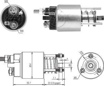 Втягуюче реле стартера ZM ZM9395